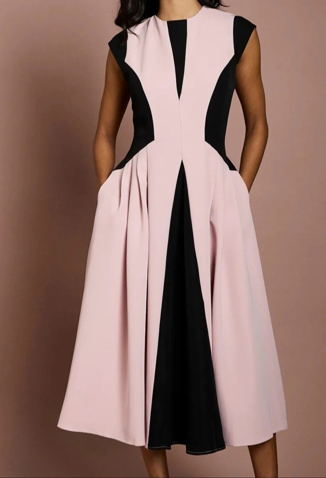 Blush petite crepe midi dress with pockets. Very elegant and flattering

#LTKPetite #LTKMidsize