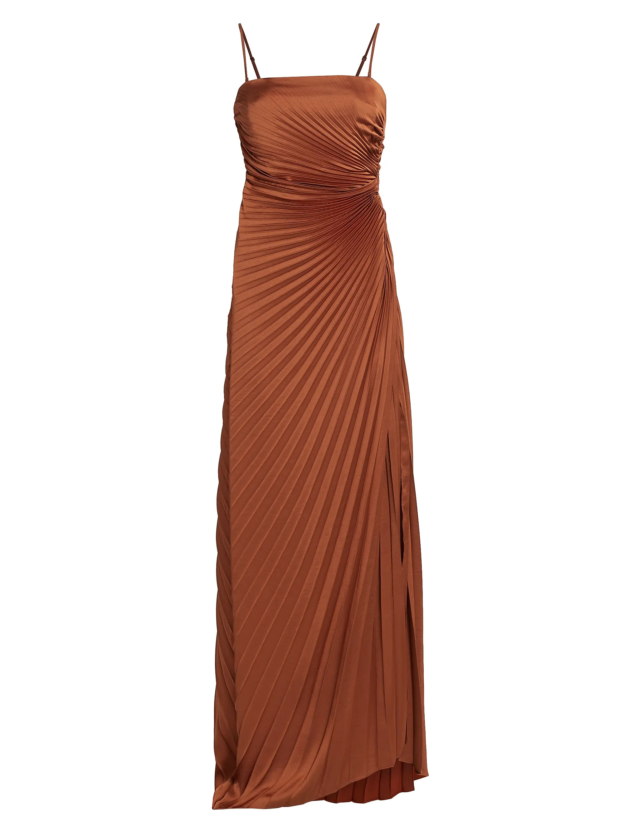 A.L.C. Layla Strapless Pleated Gown | Saks Fifth Avenue | Saks Fifth Avenue
