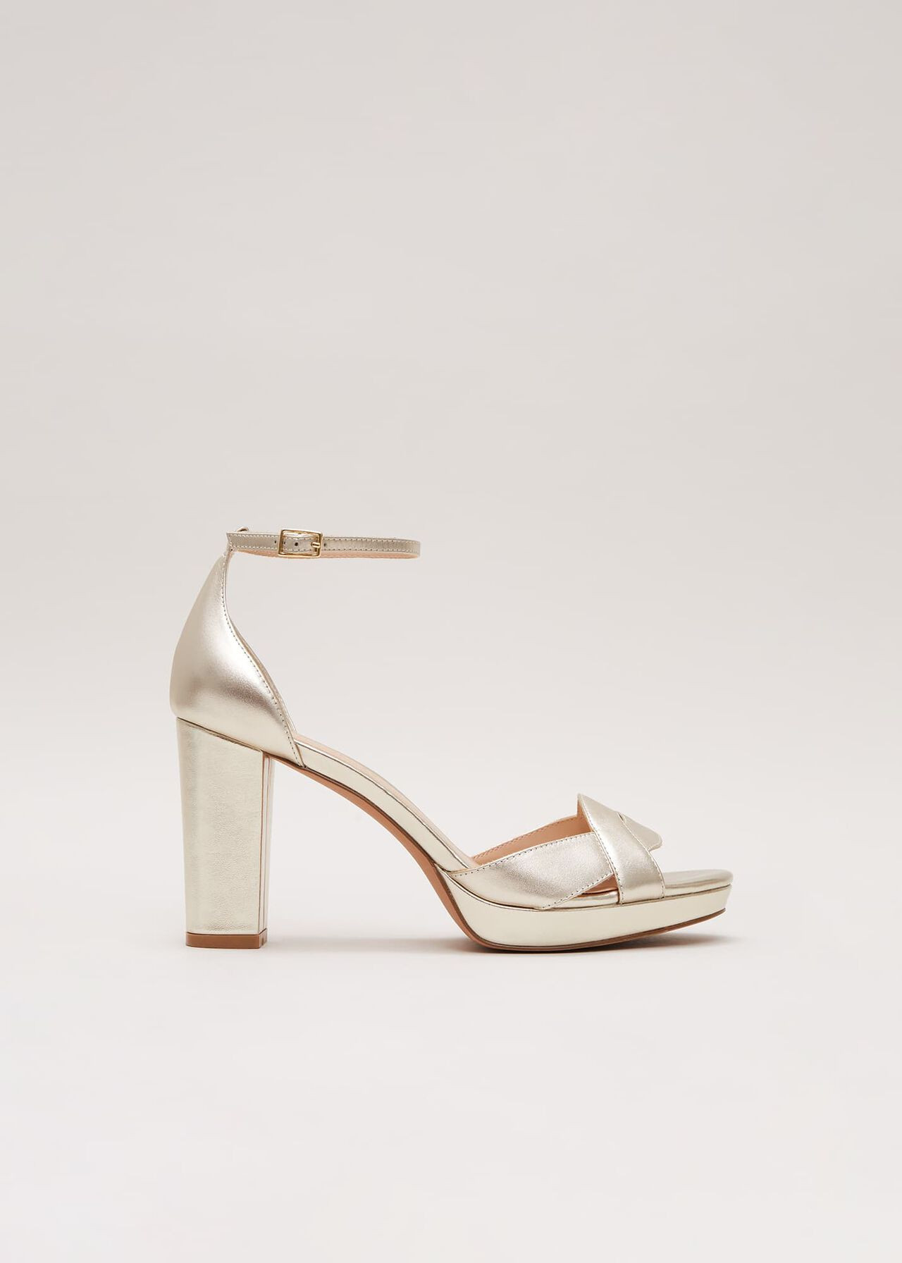 Leather Crossover Platform Sandal | Phase Eight UK | | Phase Eight (UK)