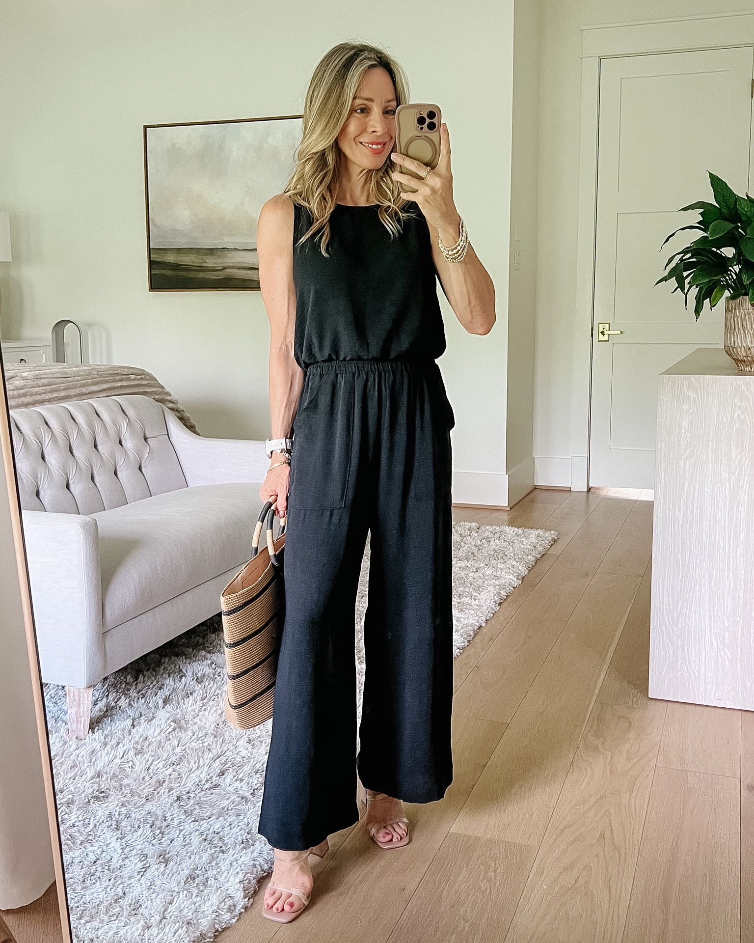 Matching two piece tank with wide leg pants set from Amazon 

Set Fit: I’m wearing a Small

#LTKootd #LTKmomlife #LTKOver40