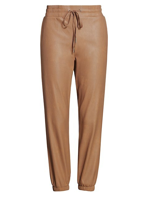 Scarlett Faux Leather Joggers | Saks Fifth Avenue