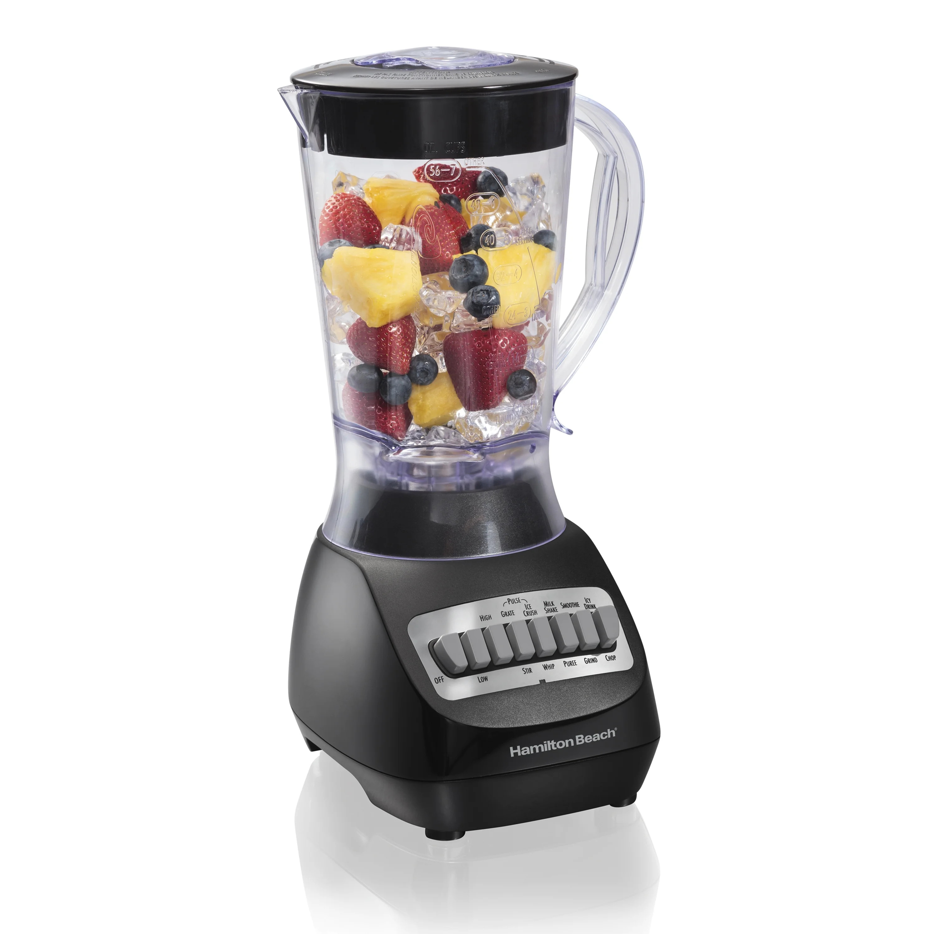Hamilton Beach Smoothie Electric Blender with 10 Speeds, 56 oz. BPA-free Plastic Jar, Model 50190 | Walmart (US)