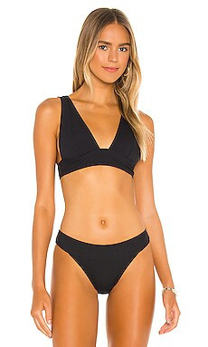 Bananhot Isabelle Bikini Top in Black from Revolve.com | Revolve Clothing (Global)