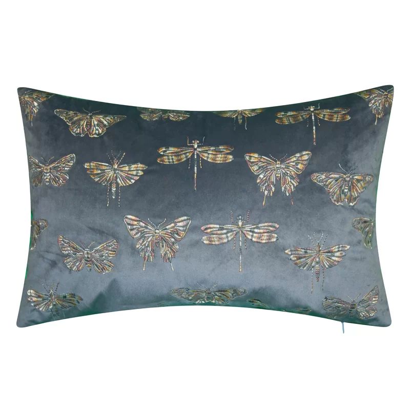 Meekins Embroidered Polyester Throw Pillow | Wayfair North America