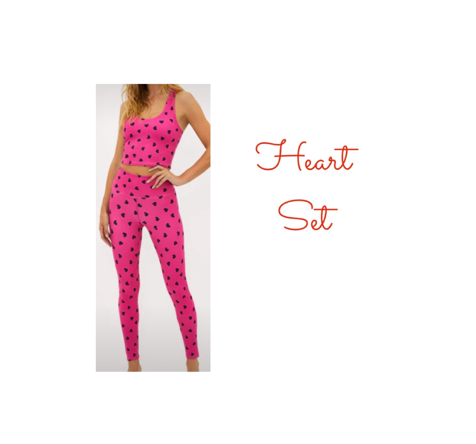 Leggings, workout set , heart print, casual, valentines 

#LTKstyletip #LTKfitness