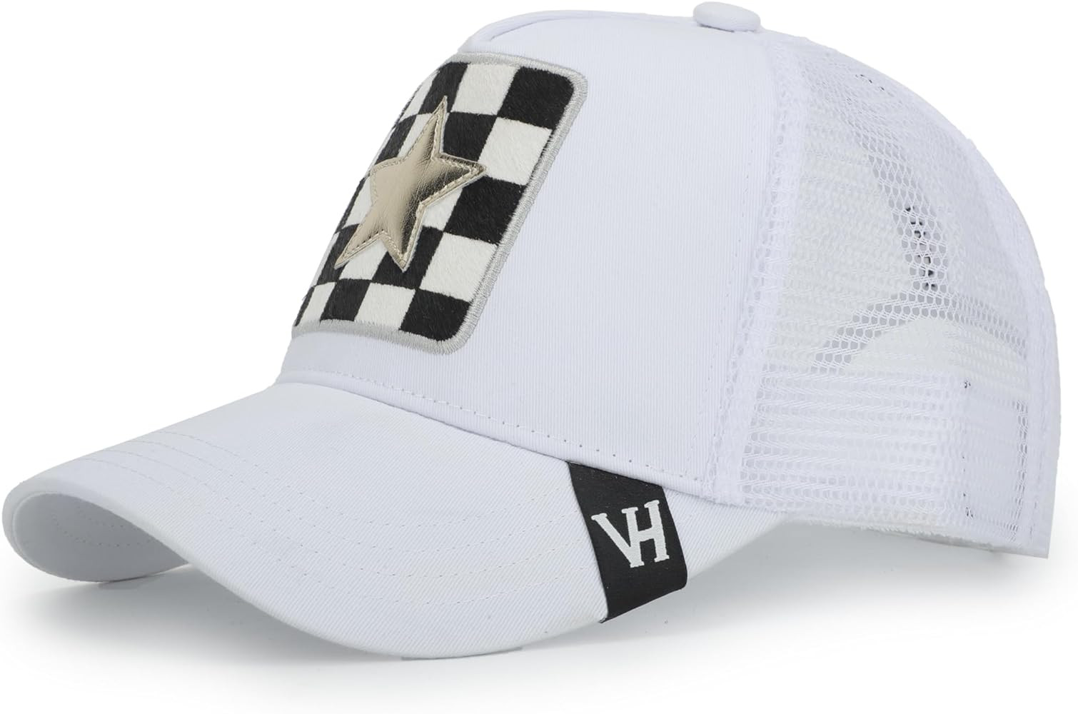 VINTAGE HAVANA Black Trucker Hats Women | Mesh Adjustable Snapback Hat | Men & Women Trendy Fashi... | Amazon (US)