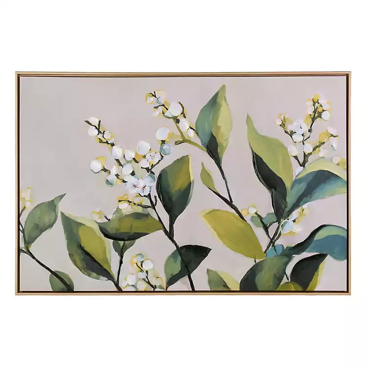 New! Grace in Green Framed Canvas Art Print | Kirklands