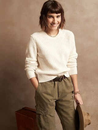 Marled Pullover Sweater | Banana Republic Factory