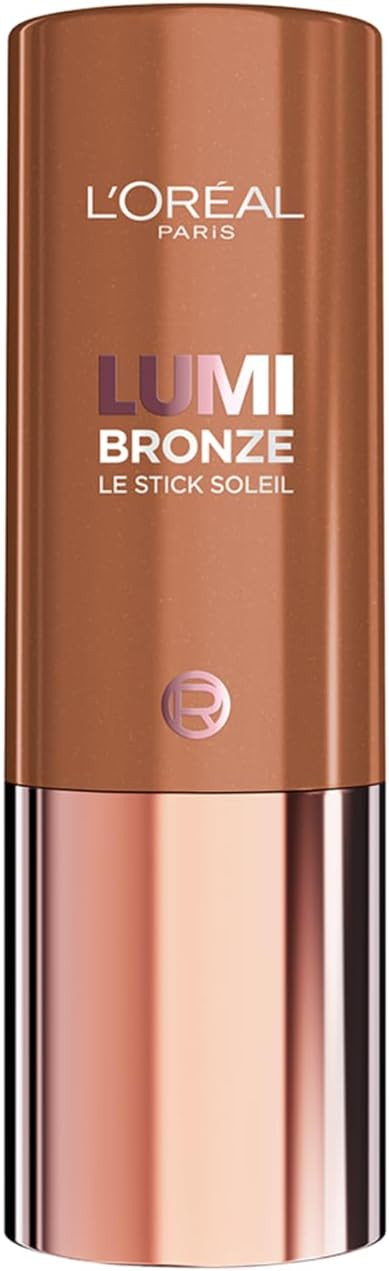 L'Oréal Paris Bronzer Stick, Lumi Bronze Le Stick Soleil, Cream-to-Powder Bronzer Stick, Sunkiss... | Amazon (UK)