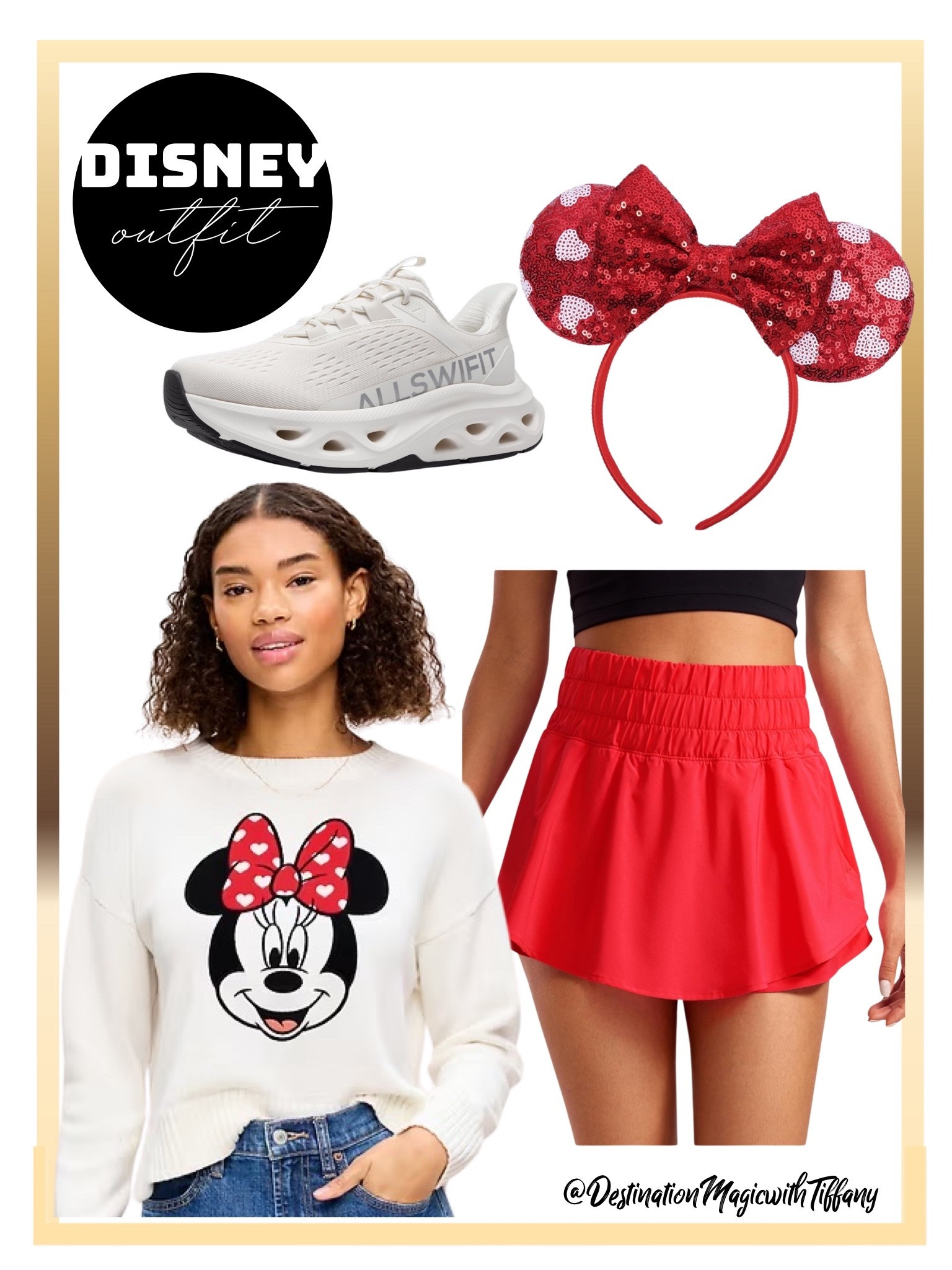 Disney days call for comfy sneakers, a cute skort, and a little Minnie magic 🎀 This outfit is park-approved and photo-ready.

#DisneyOutfit #DisneyOutfitInspo #DisneyAdultStyle #ThemeParkOutfit
#DisneyWorldOutfit #DisneylandStyle #DisneyFashion #ParkDayStyle

#LTKootd #LTKTravel