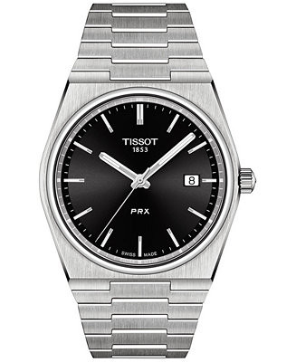 Men's Swiss PRX Stainless Steel Bracelet Watch 40mm | Macy's