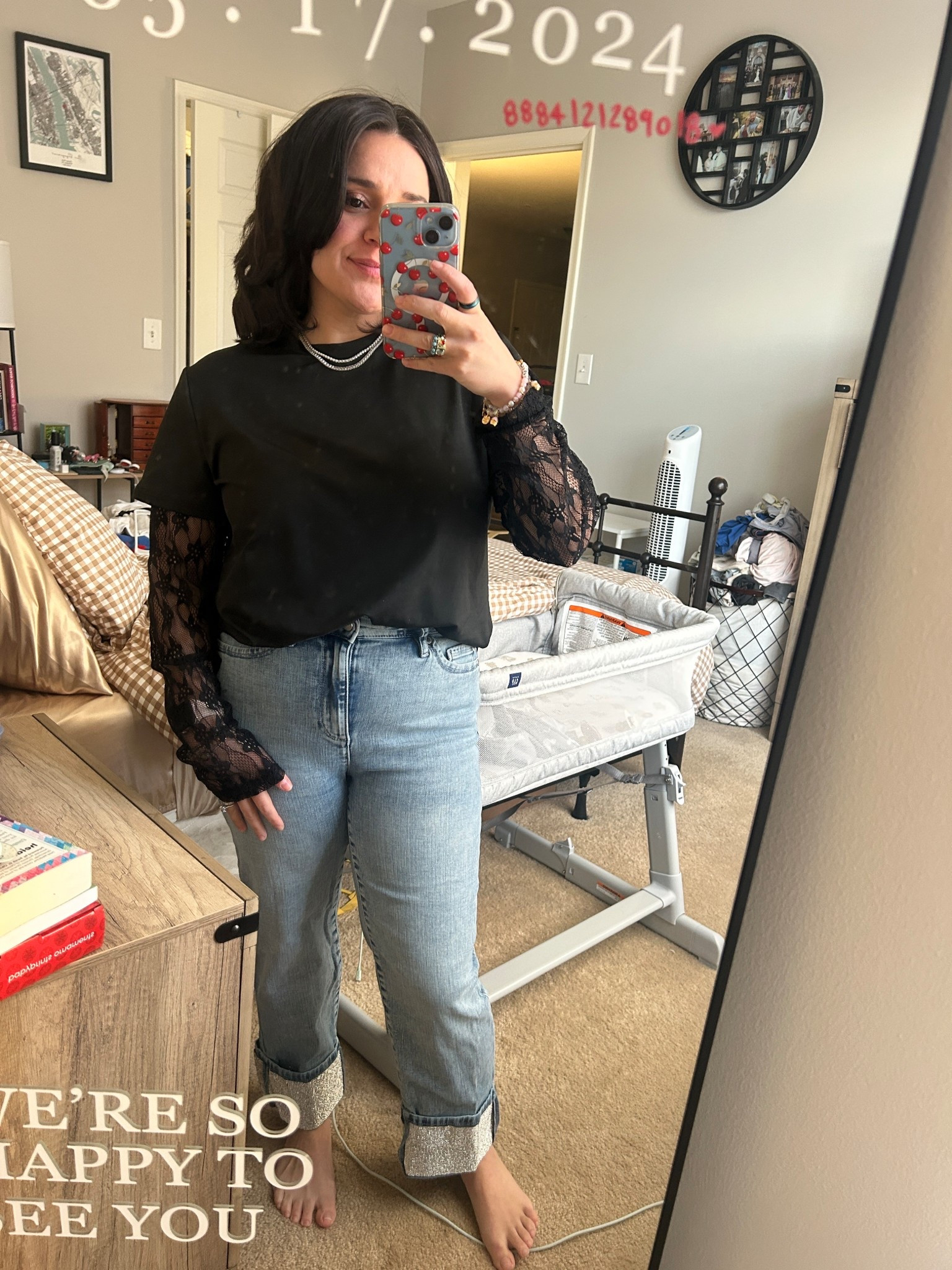 Concert Outfit Inspo 
It was Mom’s Night Out to see the Jonas Brothers 🫶🏻
Jeans: 4 
Top: L 

#LTKPetite #LTKmomlife #LTKSeasonal