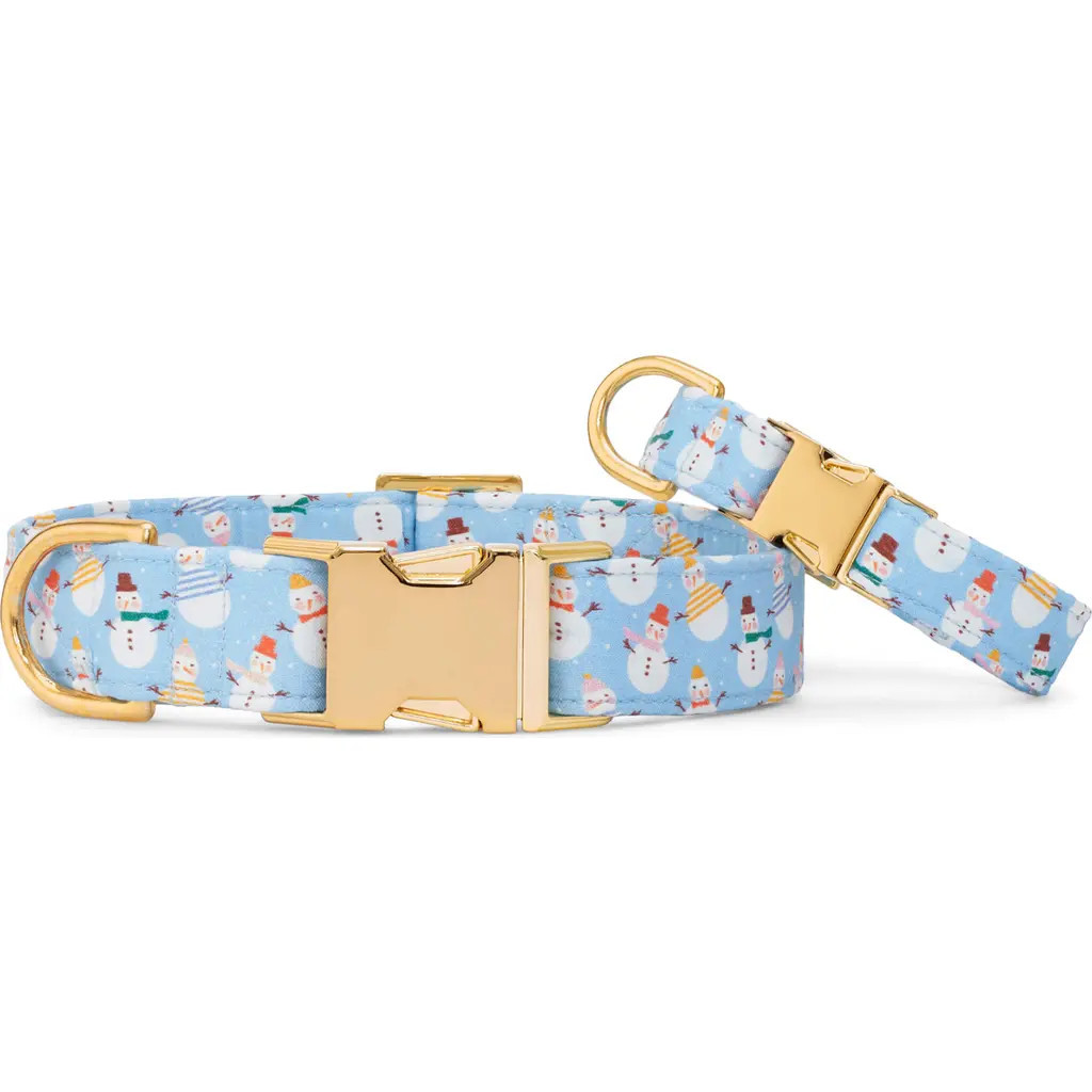 The Foggy Dog Dog Collar in Frosty Friends at Nordstrom, Size Large | Nordstrom