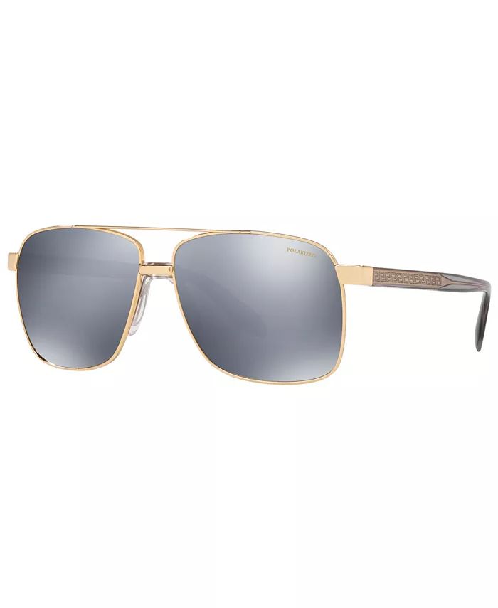 Versace Polarized Sunglasses, VE2174 - Macy's | Macy's