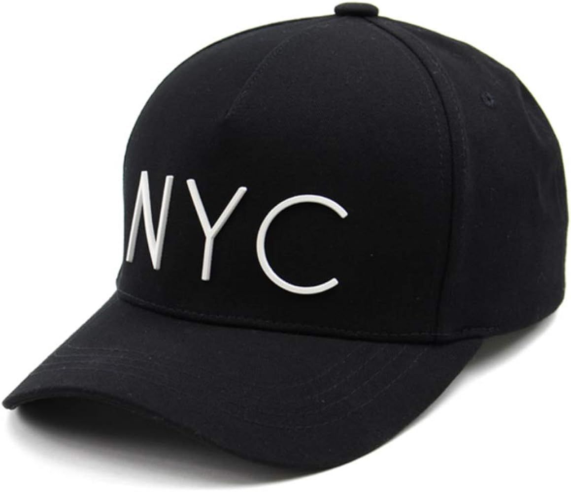 Flipper Minimal NYC Logo New York City 5 Panels Baseball Ball Cap Adjustable Cotton Hat for Men Wome | Amazon (US)
