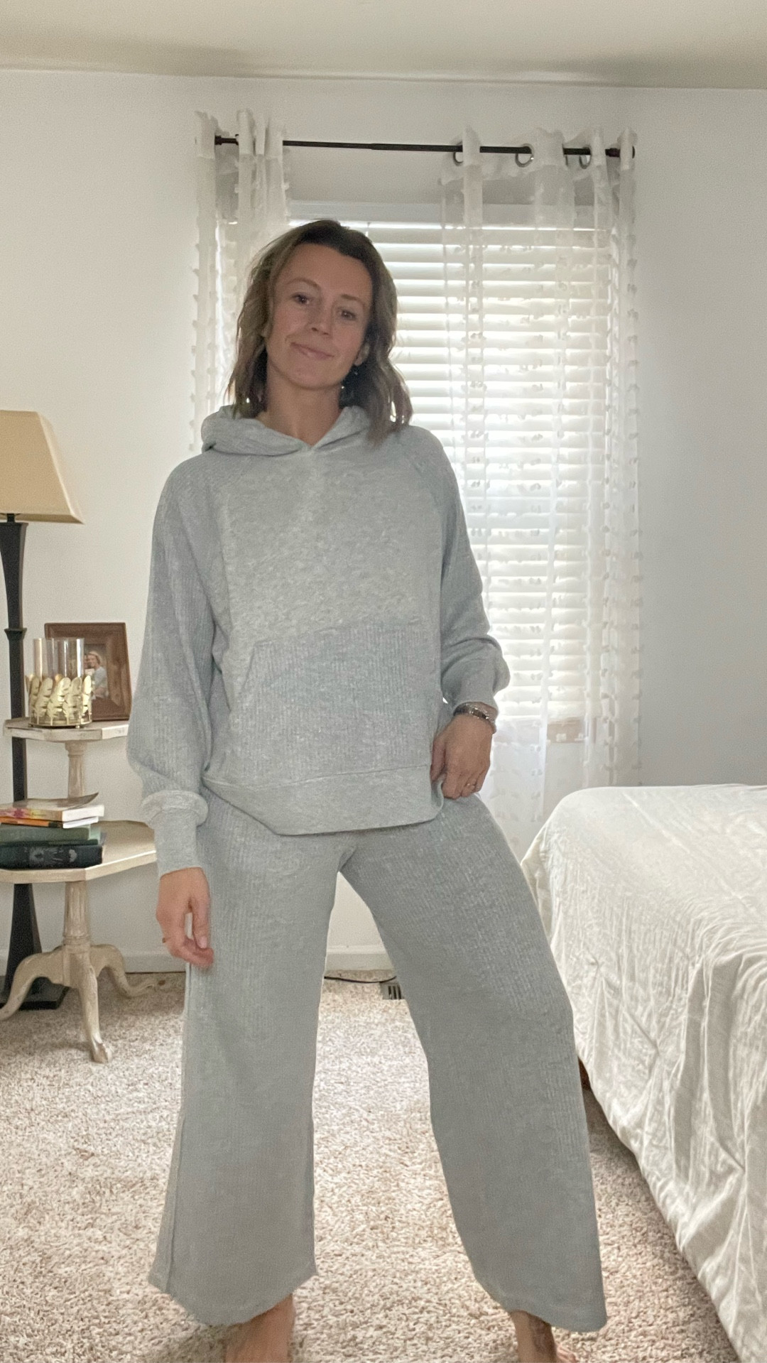 This hoodie is a smack and I’m so sad I ordered a shirt in the pant. Will exchange for a regular length. Size small in both.


#LTKCyberWeek #LTKmomlife #LTKActive