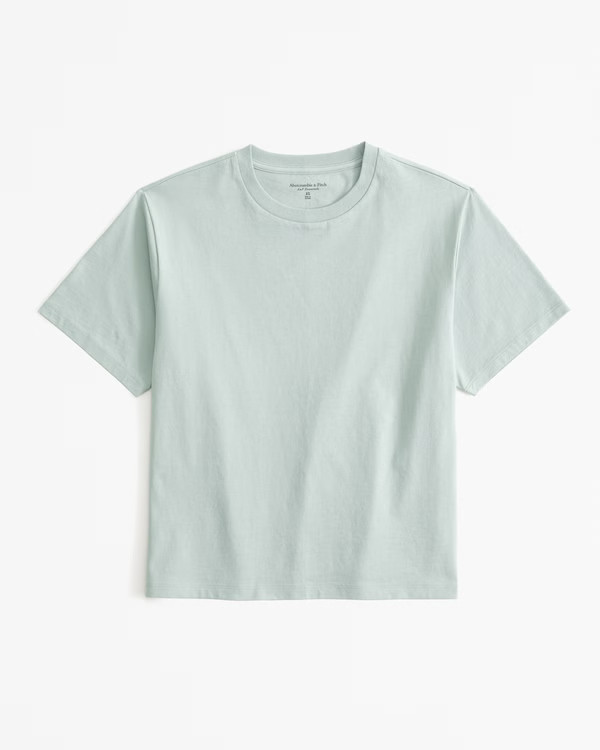 Essential Premium Polished Relaxed Tee | Abercrombie & Fitch (US)