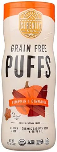 Serenity Kids 6+ Months Grain Free Puffs Toddler & Baby Snack | No Added Sugar, Gluten & Rice Fre... | Amazon (US)