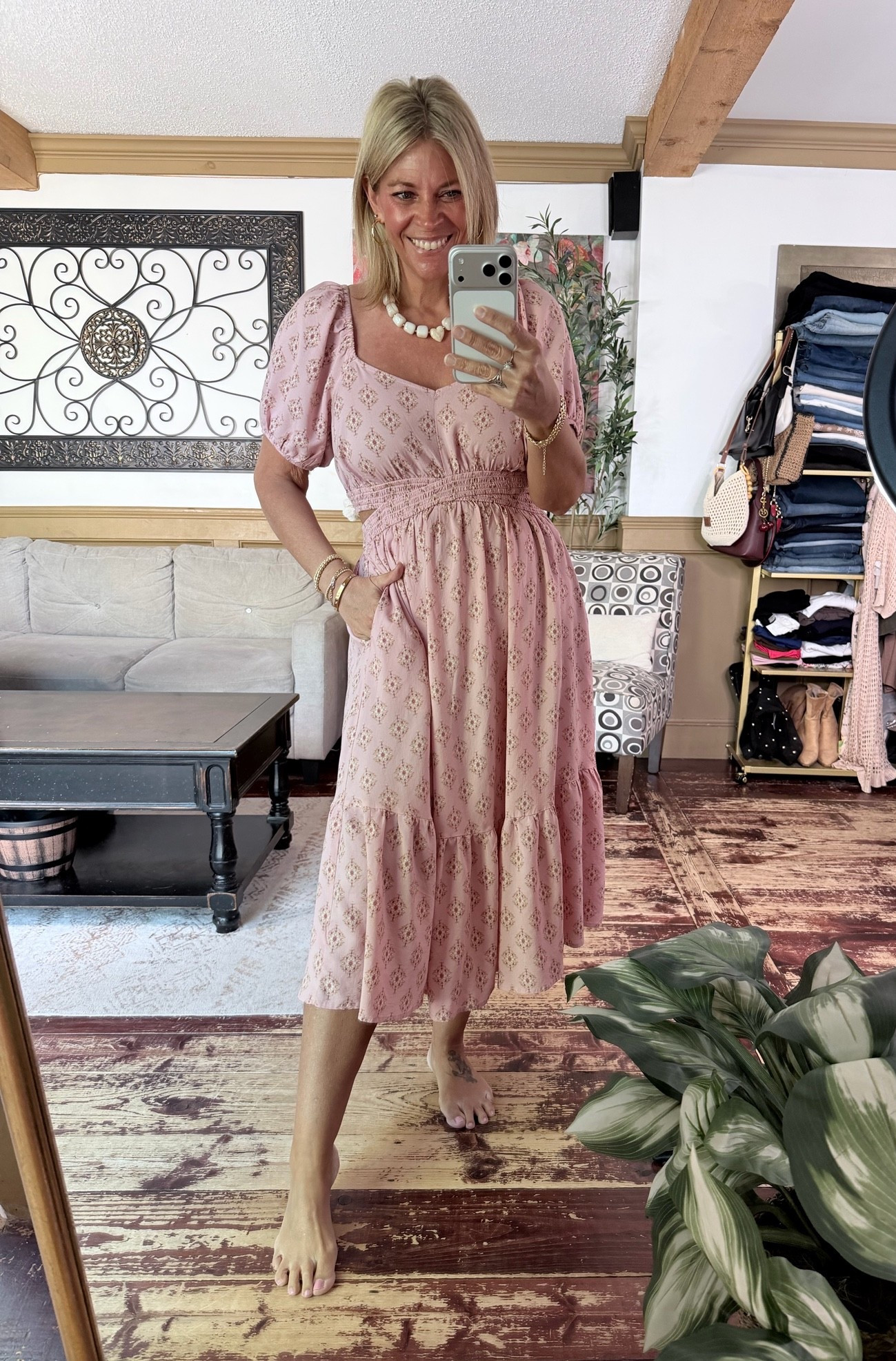 Side Cutout Midi Dress- size 10/00
Perfect summer outfit idea!

#LTKOver40 #LTKSeasonal #LTKMidsize