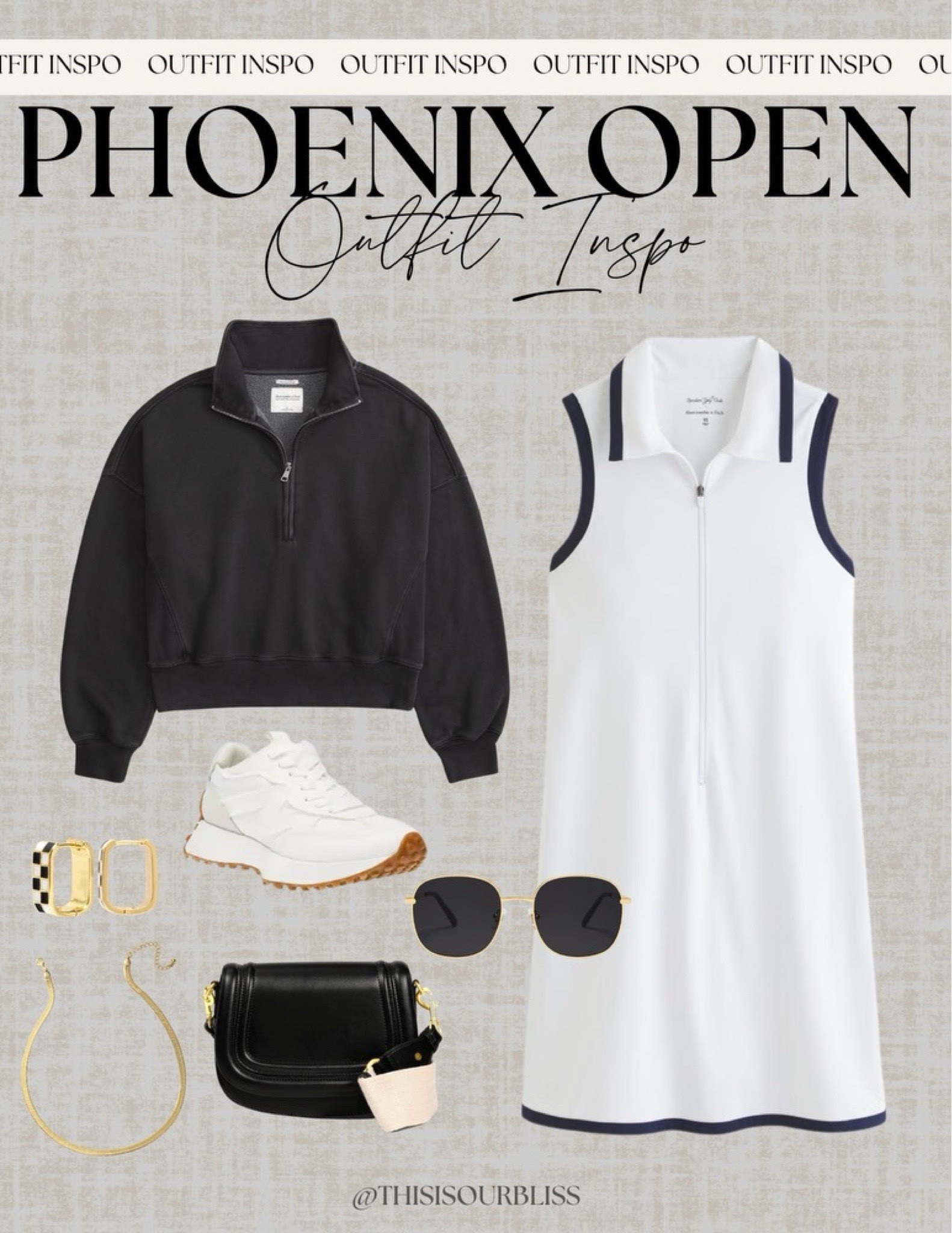 Headed to the Phoenix Open? ⛳ Stay stylish and sporty with this perfect combo of casual and chic! Whether you're tee-time ready or snapping pics, this outfit has you covered. #golfstyle #outfitinspo 

#LTKStyleTip 

#LTKgrwm #LTKOver40 #LTKmomlife