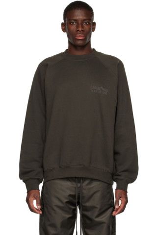 Gray Crewneck Sweatshirt | SSENSE