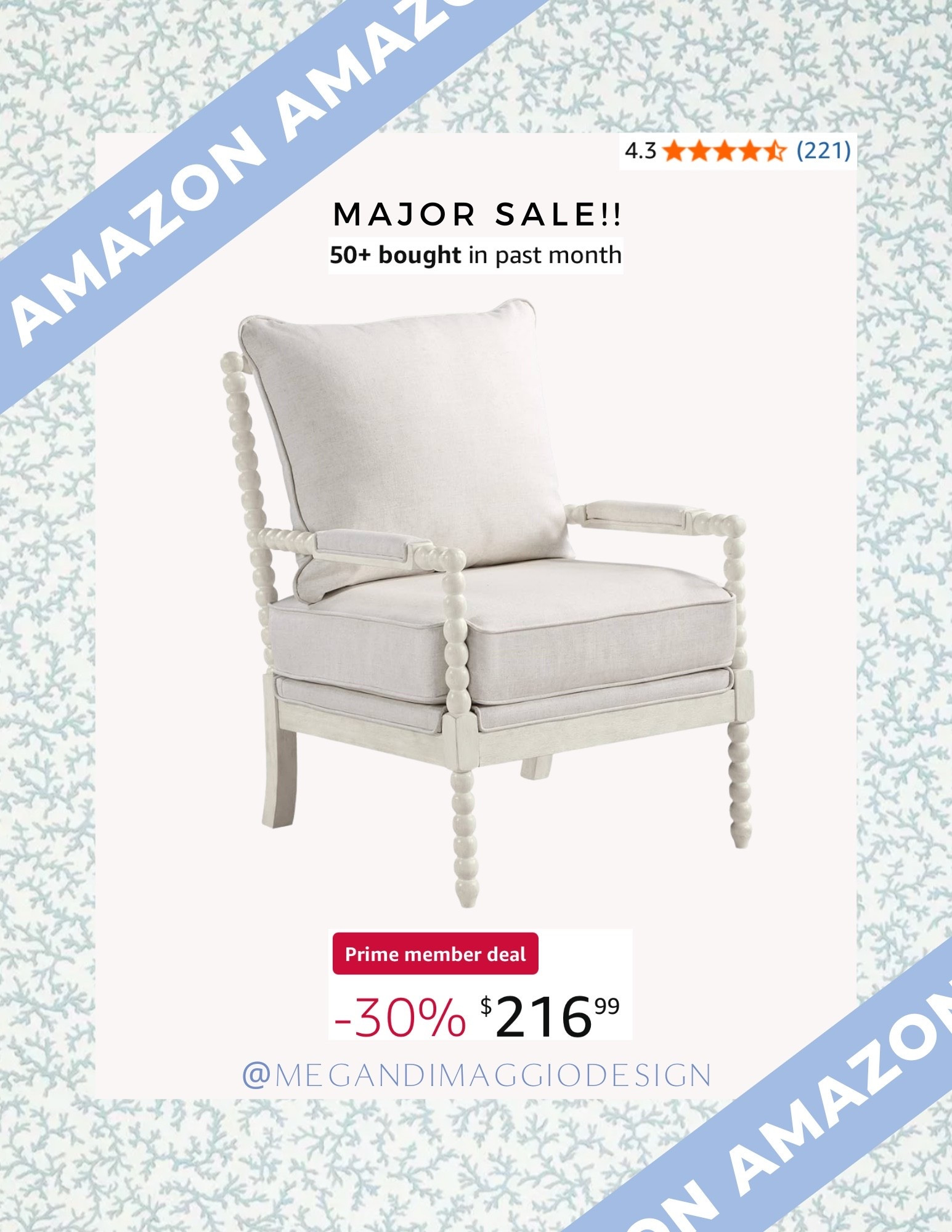 Wow!! Score this best selling & highly rated Serena & Lily look for less spindle chair now for 30% OFF!! Making it just $216 for prime members!! 🙌🏻

#LTKHome #LTKSaleAlert