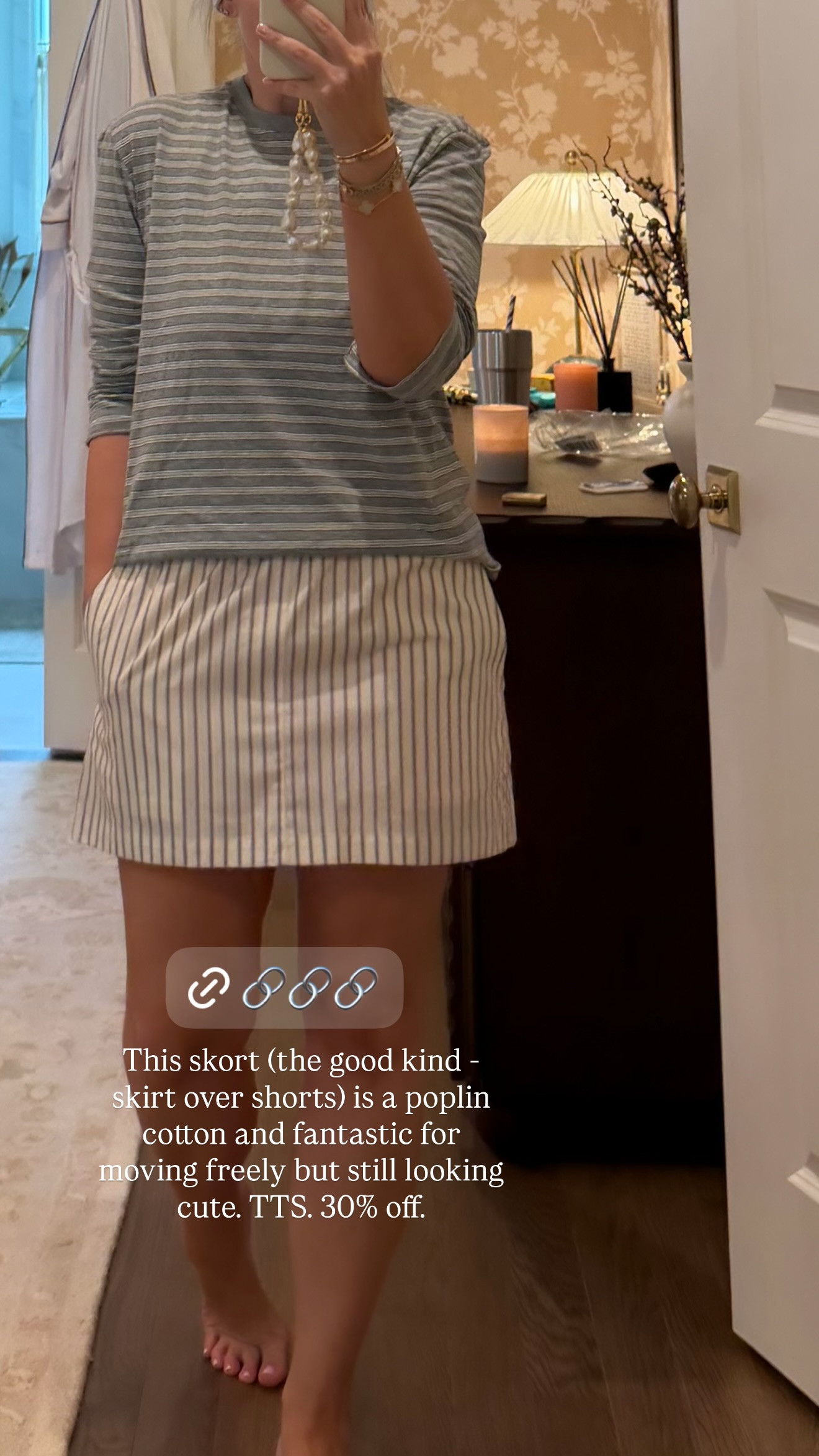 This skort is the good kind! 

 