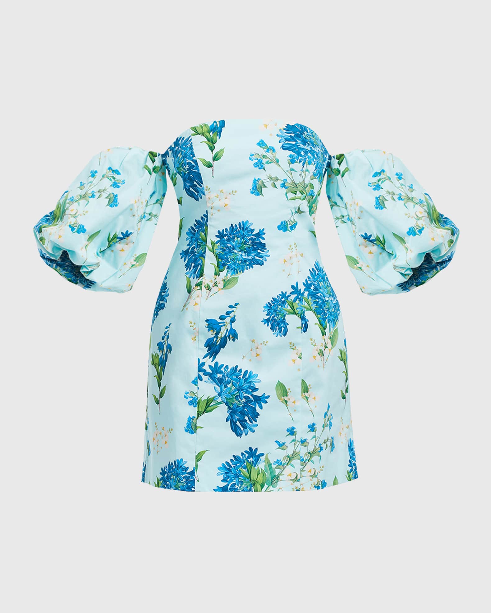 Arlowe Floral-Print Off-Shoulder Mini Dress | Neiman Marcus