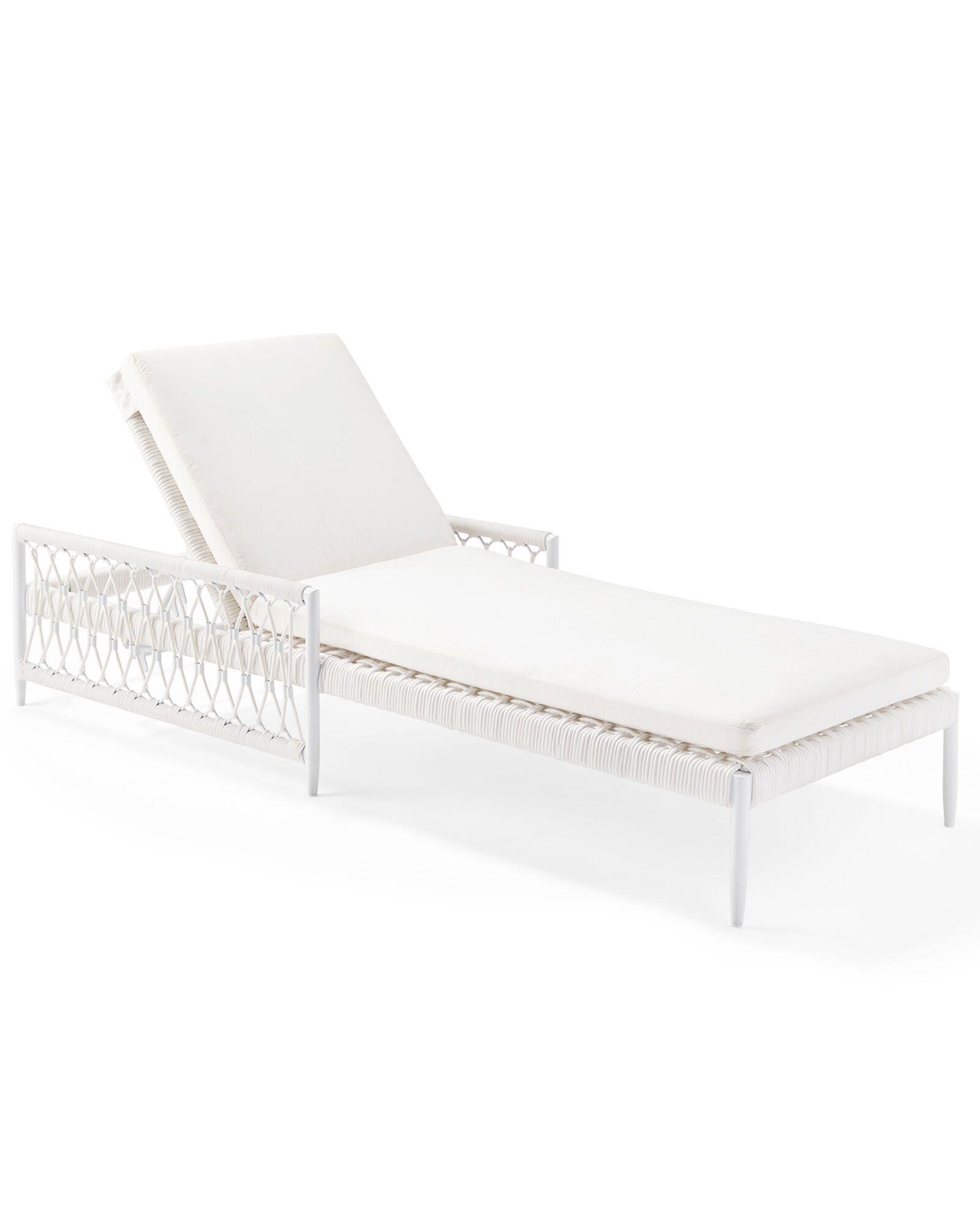 Salt Creek Chaise - White | Serena and Lily