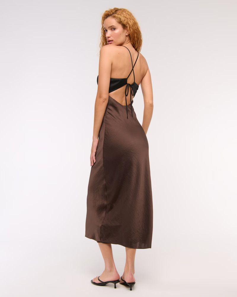 Women's The A&F Julia Slip Scarf Maxi Dress | Women's Dresses & Jumpsuits | Abercrombie.com | Abercrombie & Fitch (US)