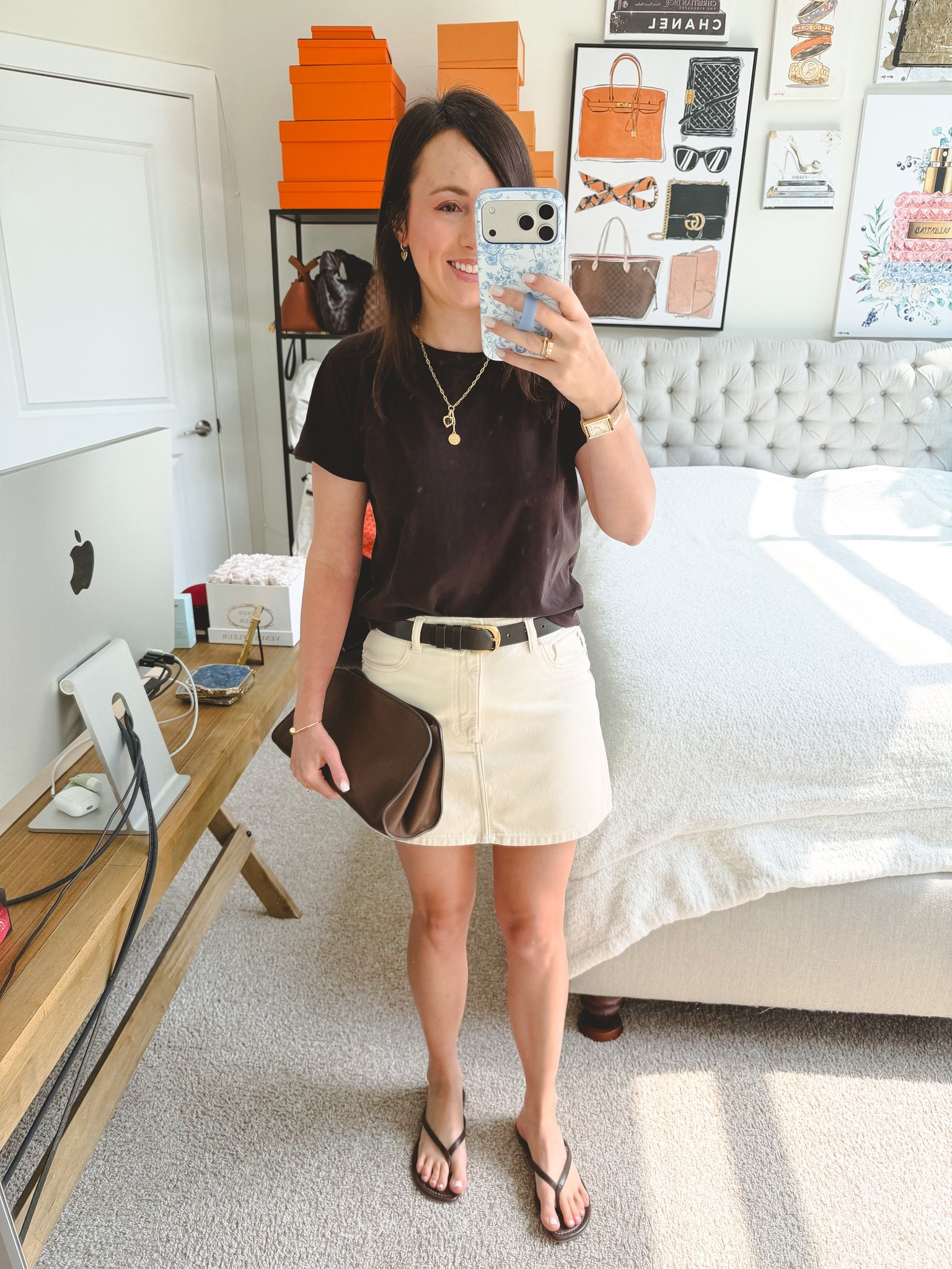 Dark brown in the summer

#LTKootd #LTKSeasonal