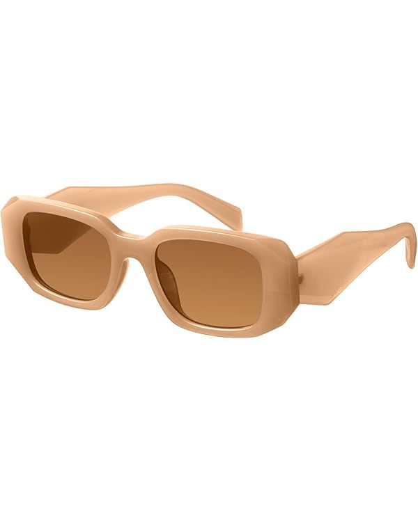 mosanana Trendy Rectangle Sunglasses for Women Men-Goulding | Amazon (US)