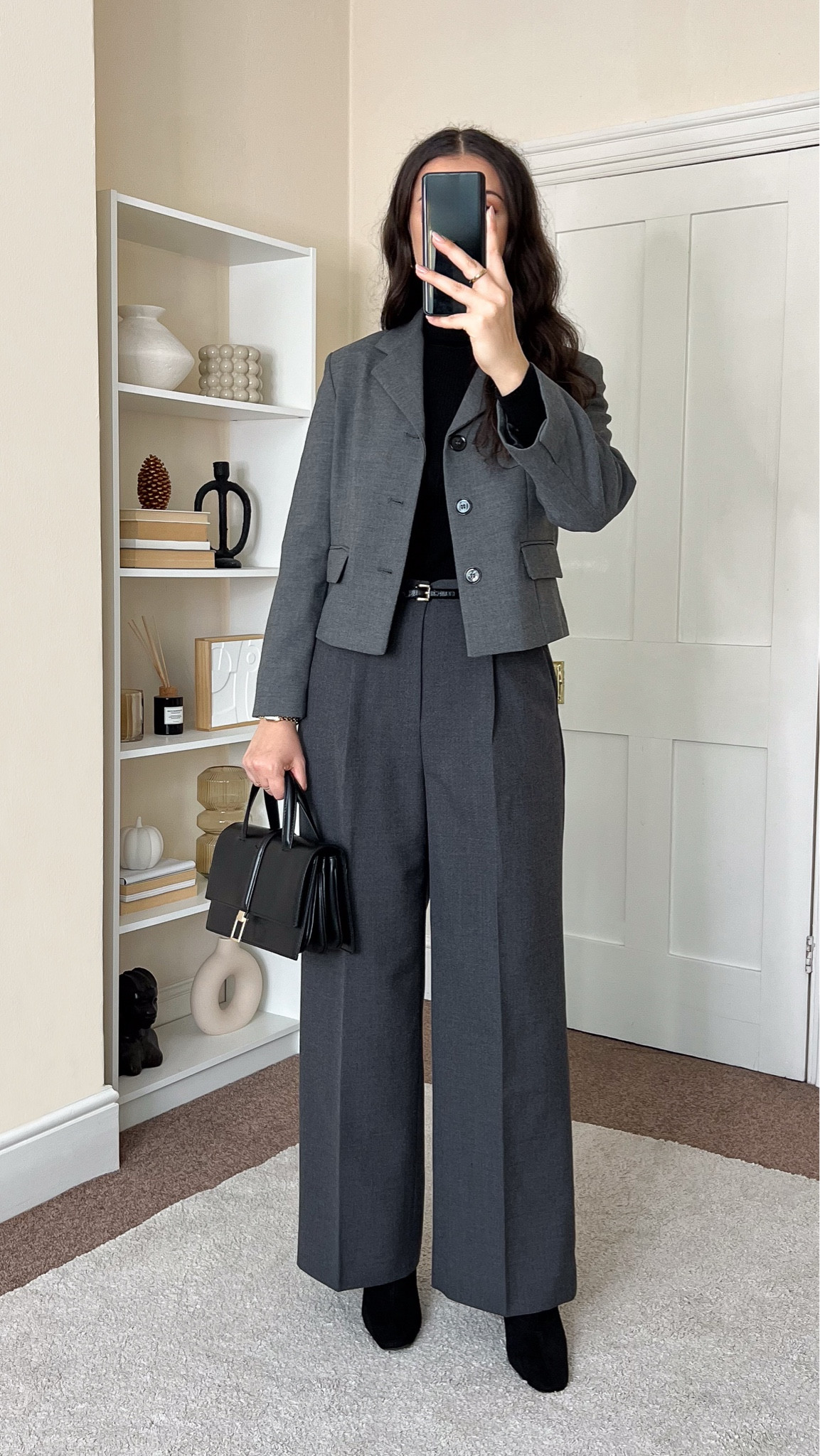 Smart casual autumn outfit. Roll neck is Uniqlo, wearing size S. Jacket is Mango, wearing size M. Trousers are Goelia, wearing size UK10. 

#LTKeurope #LTKautumn #LTKstyletip