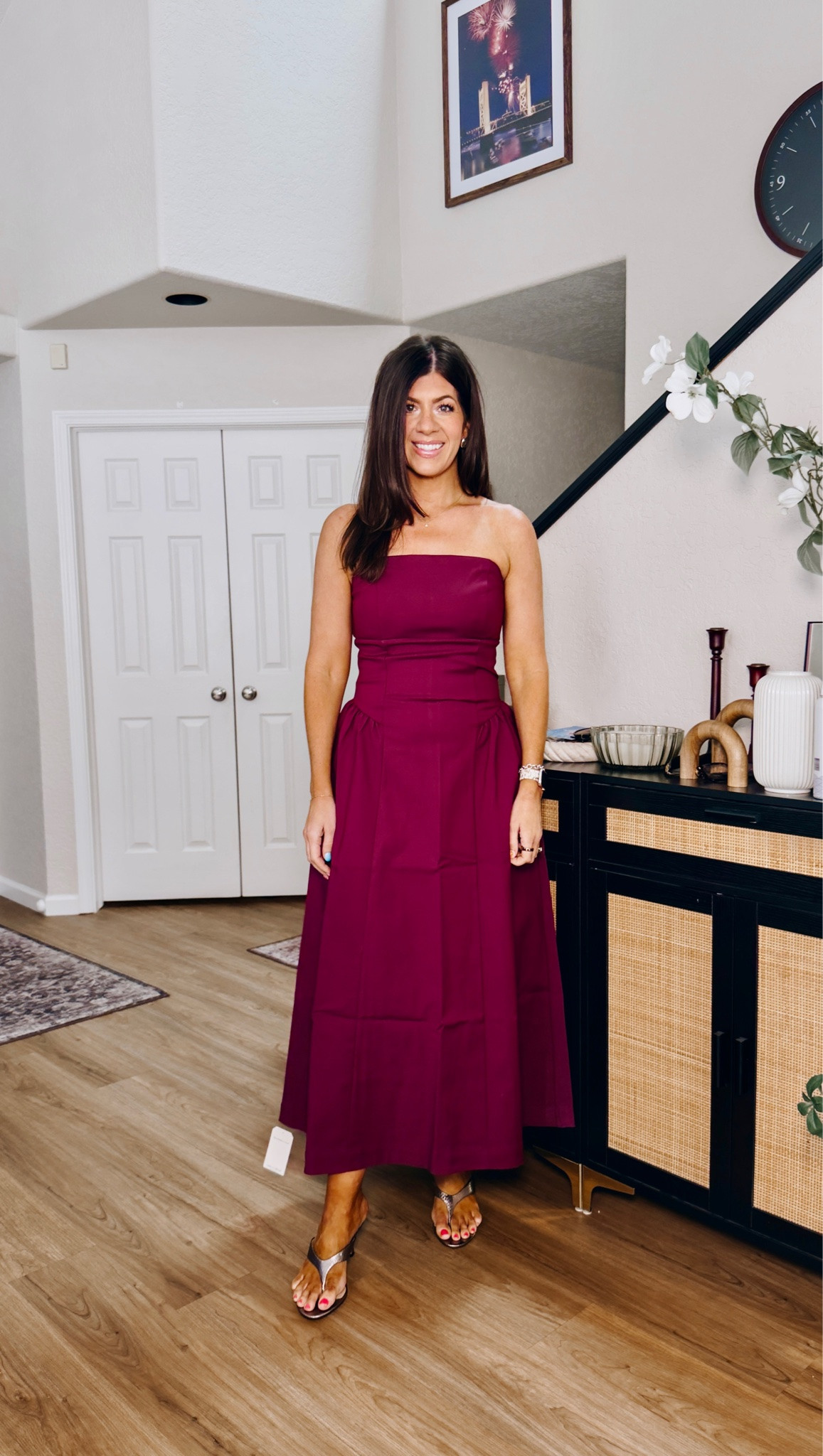 Dresses on sale plus code DENIMAF stacks
In a medium (regular length)

#LTKSaleAlert #LTKMidsize #LTKWedding