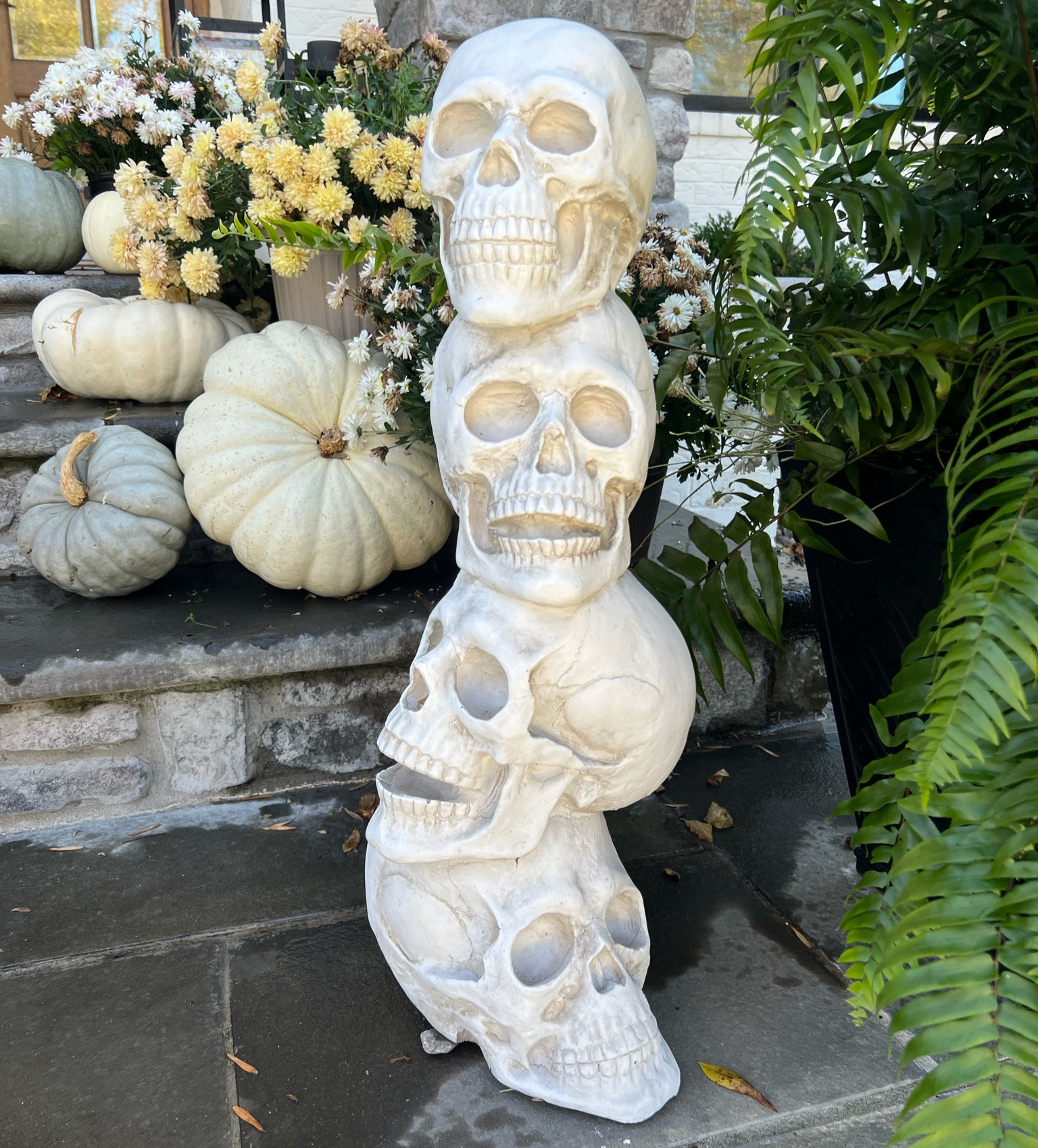 Home goods/Marshalls find, Halloween decor, skull skeleton outdoor porch decorations, neutral seasonal finds

#LTKhome #LTKSeasonal #LTKHalloween