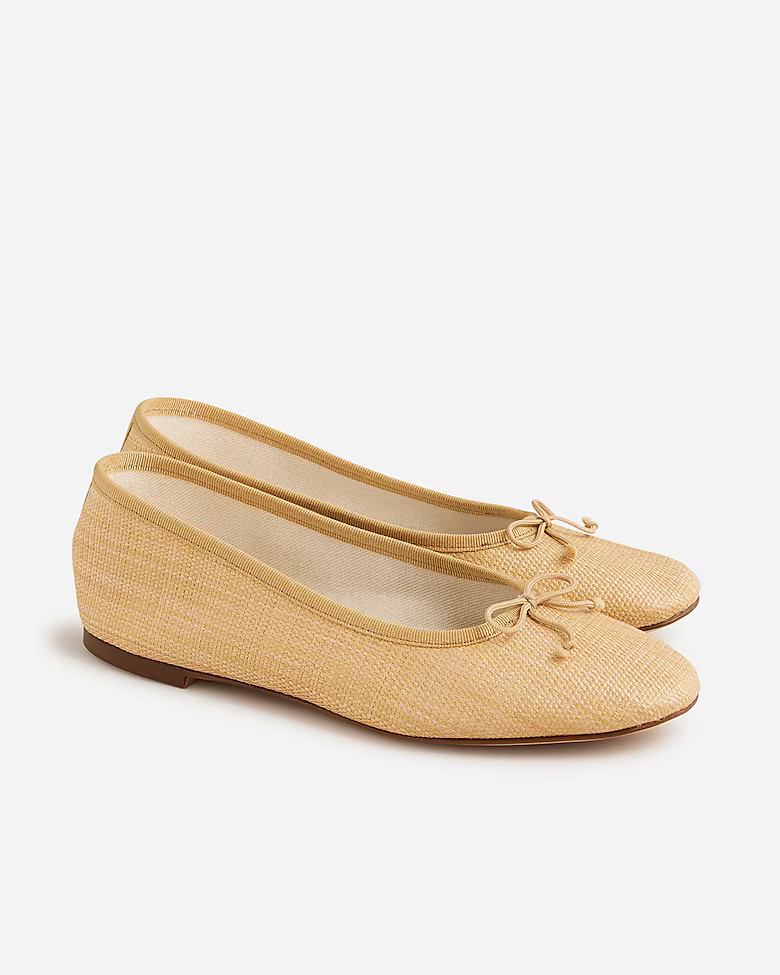 Zoe woven ballet flats | J. Crew US