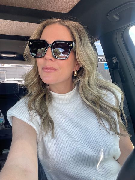 Amazon sunglasses 
Amazon sweater in size small runs a bit loose. I could’ve taken an extra small  Amazon gold earrings. #summeroutfit #datenight #amazonfinds 


#LTKFindsUnder50 #LTKStyleTip #LTKOver40