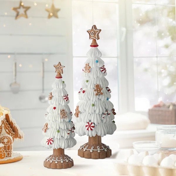 Resin Sweets Tree Set of 2 | Wayfair North America