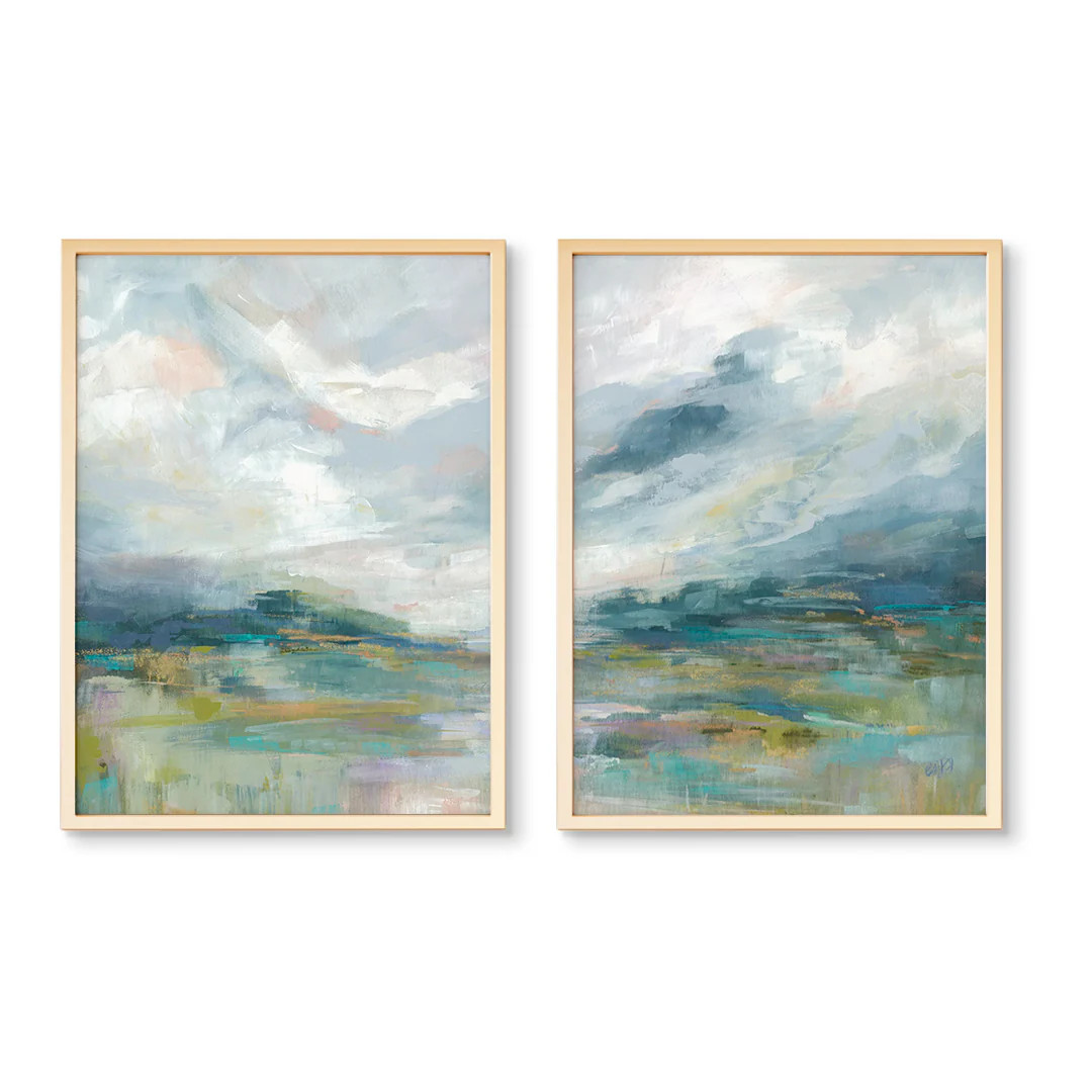 The Marks and the Moments Art Print Pair by Emily Simpson | Urban Garden Prints