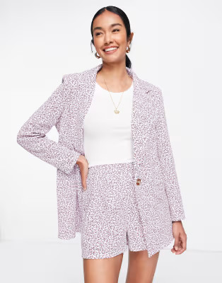 ASOS DESIGN Mix & Match jersey suit in ditsy print | ASOS (Global)