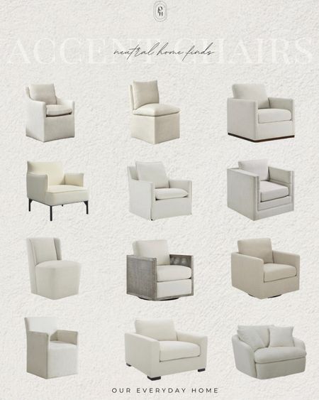 Neutral accent chairs from Amazon home decor 

home decor, our everyday home, Area rug, home, console, wall art, swivel chair, side table, sconces, coffee table, coffee table decor, bedroom, dining room, kitchen, light fixture, amazon, Walmart, neutral decor, budget friendly, affordable home decor, home office, tv stand, sectional sofa, dining table, dining room

#LTKfindsunder50 #LTKsalealert #LTKhome