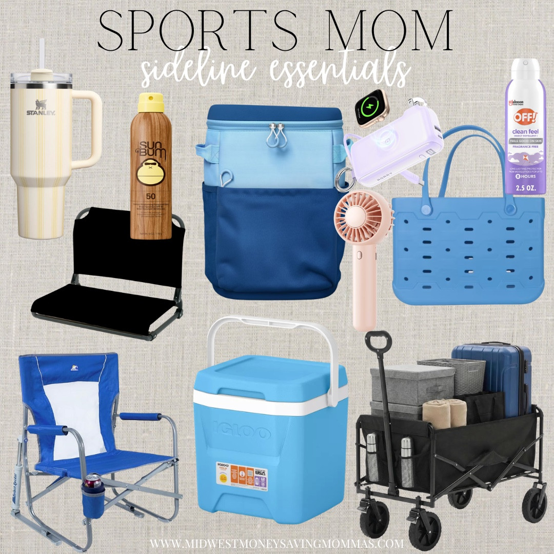 Sports mom sideline essentials

Cooler folding chair stadium chair tote bag beach bag Stanley cup sunscreen bug spray mom life

#LTKgrwm #LTKootd #LTKmomlife
