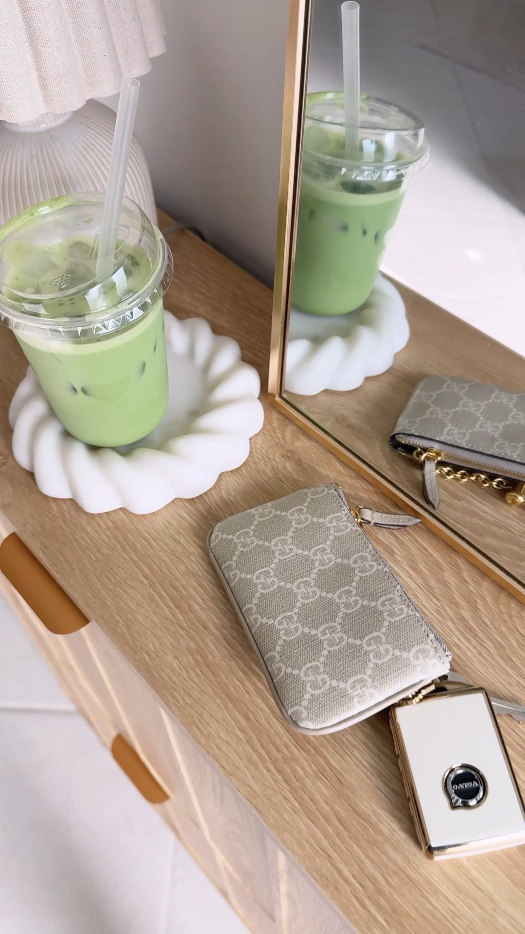 Elevated my entryway with this cute console table with shoe storage 😍 it’s gorgeous and it holds so many pairs of shoes!! 

home organization, affordable home decor, foyer, amazon, scalloped furniture, natural wood table, mini lamp, gold oval mirror, olive tree, fancythingsblog 

#LTKSaleAlert #LTKHome