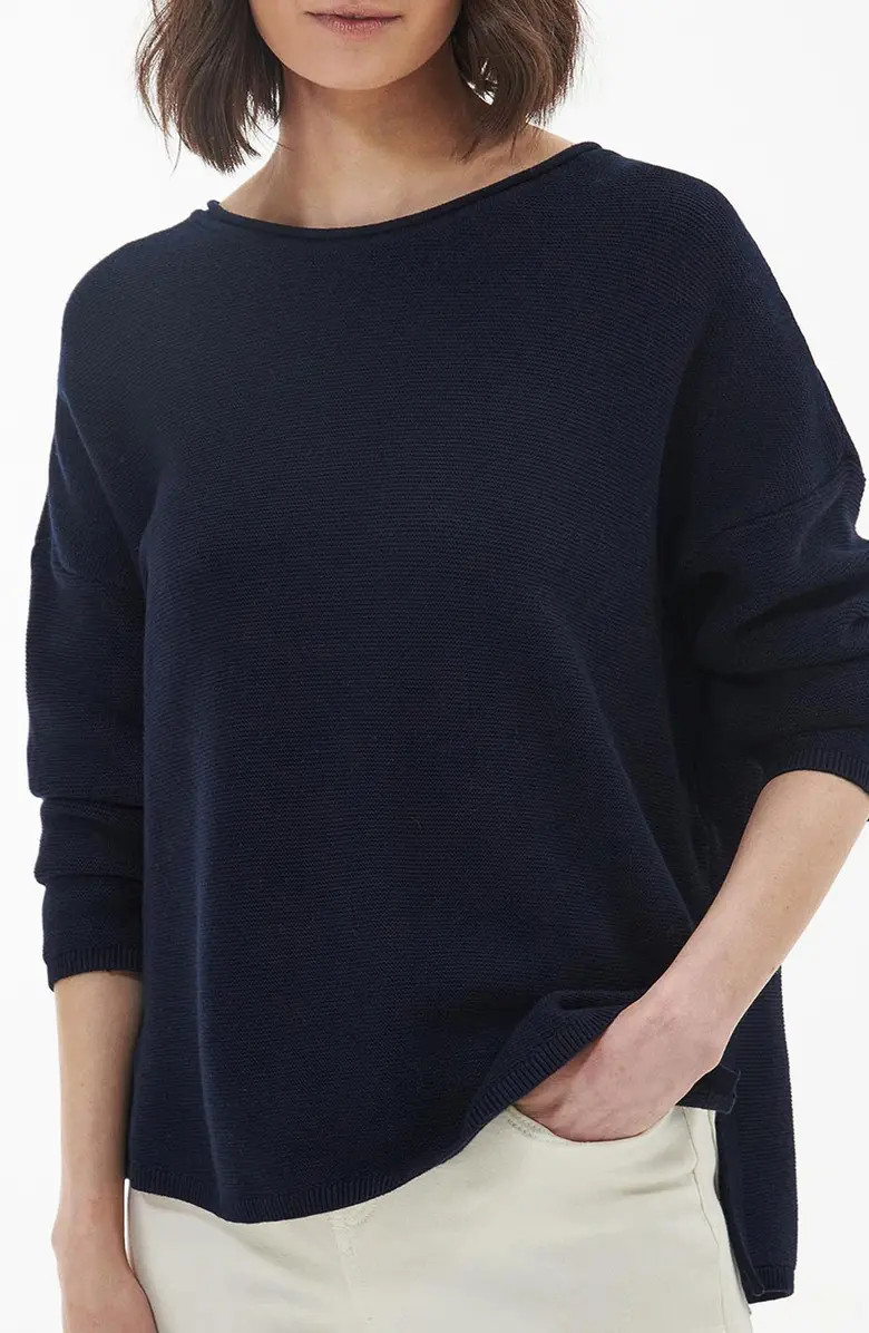 Marine Relaxed Fit Cotton Sweater | Nordstrom