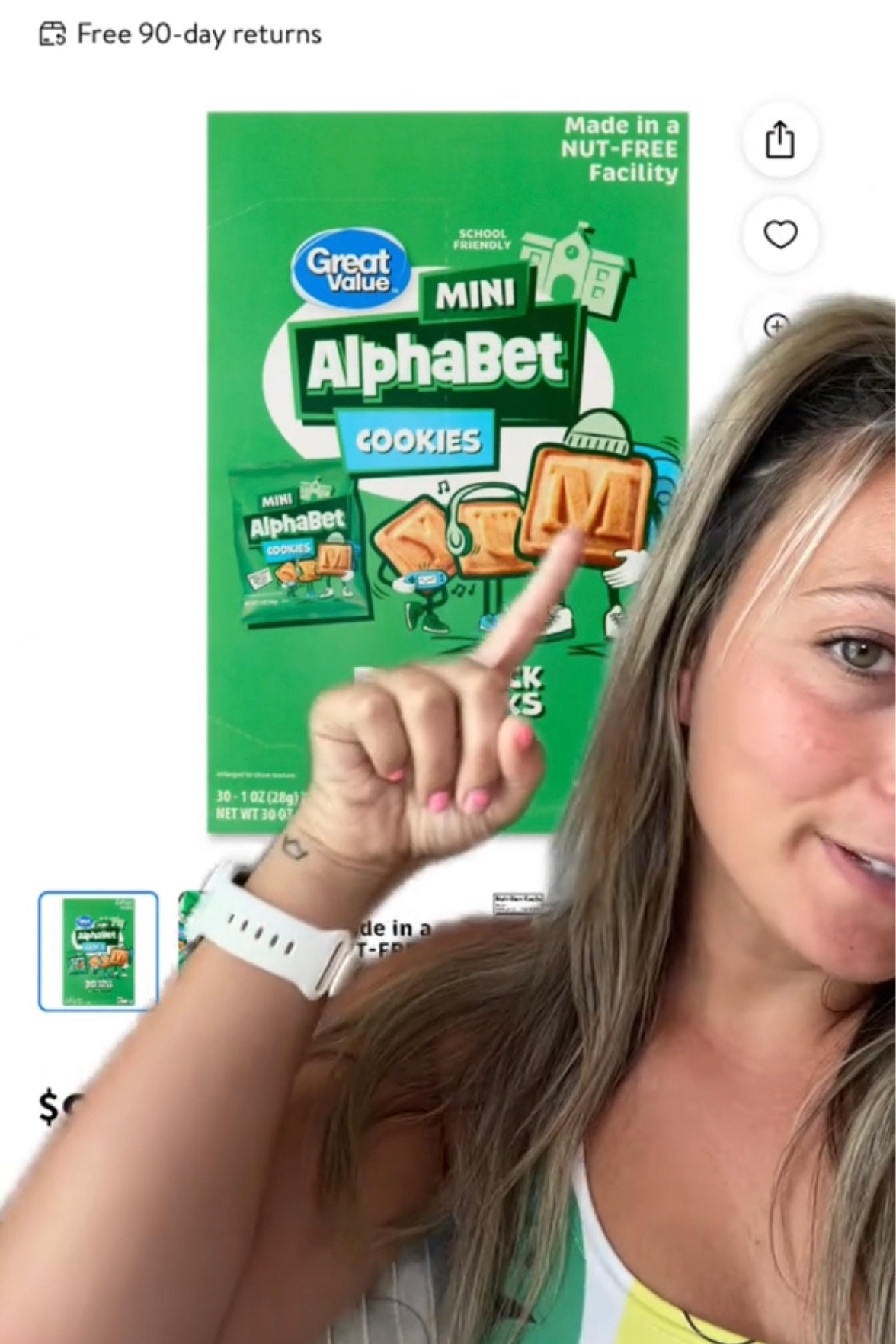 Letter cookies for kids!