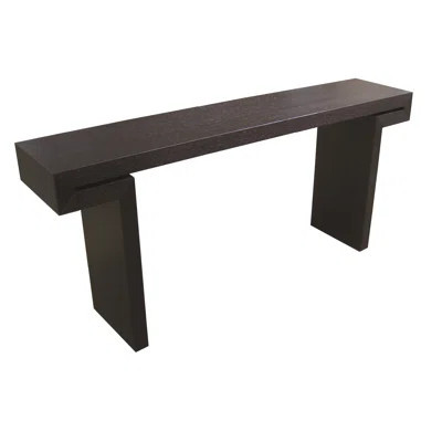 Honniball Console Table- Ebony Oak | Wayfair North America