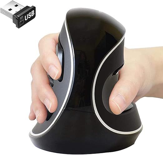 J-Tech Digital Wireless Ergonomic Vertical USB Mouse with Adjustable Sensitivity (600/1000/1600 D... | Amazon (US)
