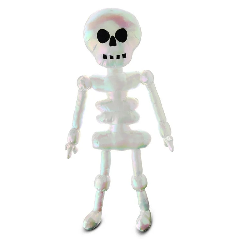 Skeleton Balloon Plush, White, 26", Halloween by Way To Celebrate - Walmart.com | Walmart (US)