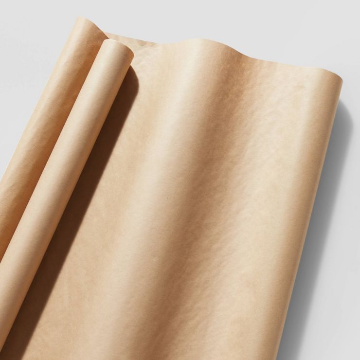 50 sq ft Gift Wrap Solid Brown Kraft - Wondershop&#8482; | Target