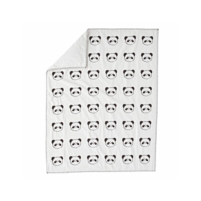 Panda Baby Quilt | Crate & Barrel